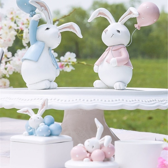 Cartoon Resin Rabbit For Car Decoration Creative - Picture 4 of 4